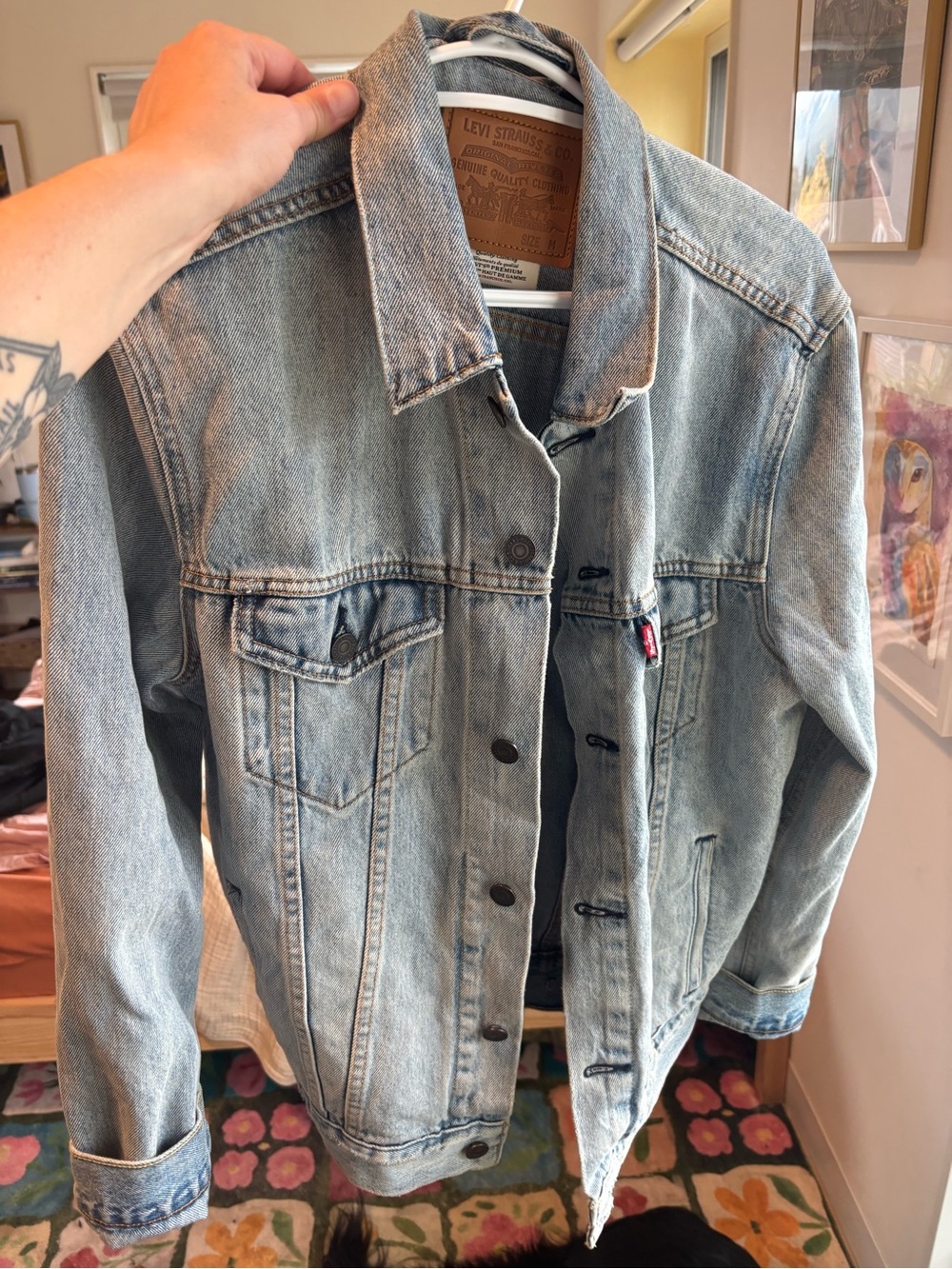 Levi's Women's Light Blue Denim Trucker Jacket